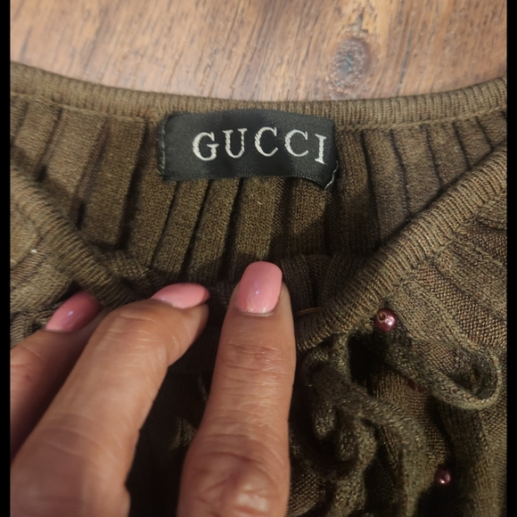 Beautiful VTG Gucci Ribbed Sweater - Picture 13 of 16
